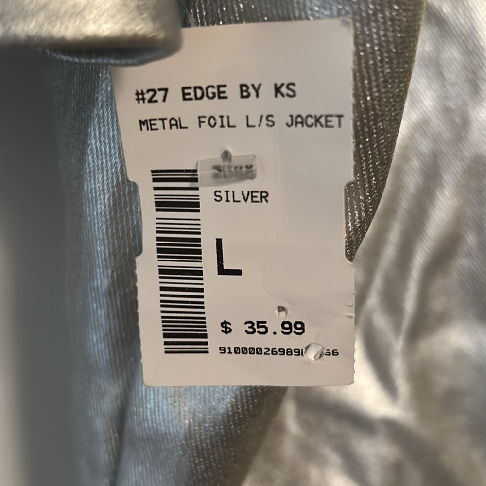 Silver Cropped Jacket - Picture 4 of 4